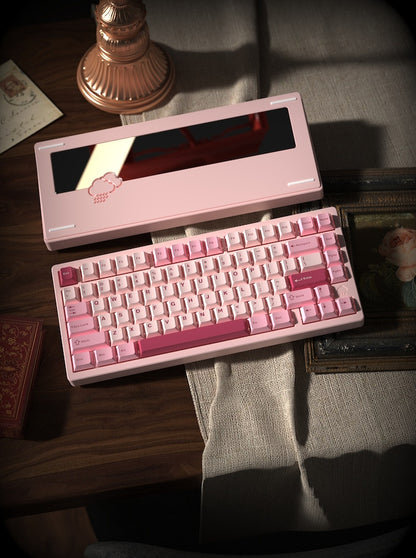 WOB Rainy 75 Aluminium Mechanical Keyboard Standard Electro Pink Custom Mechanical Keyboard