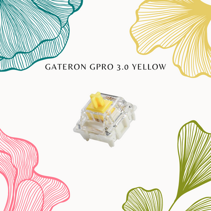 Gateron Gpro 3.0 Yellow Keyboard Switches