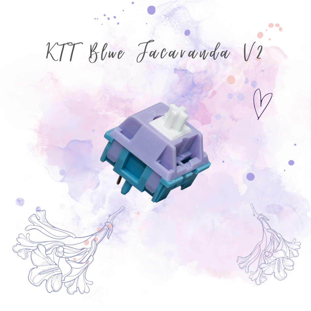 KTT Blue Jacaranda V2 Keyboard Switches