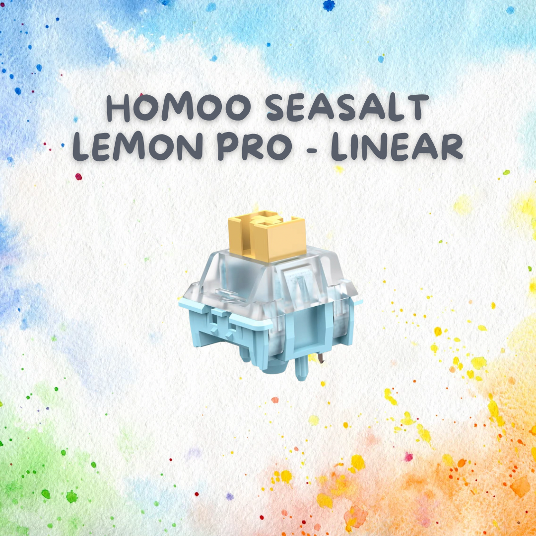 Homoo Seasalt Lemon Pro Silent Keyboard Switches